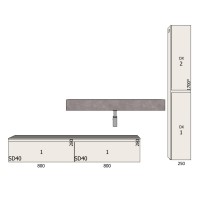 AZZURRA - MOBILE BAGNO LIME 2.0 - immagine 5