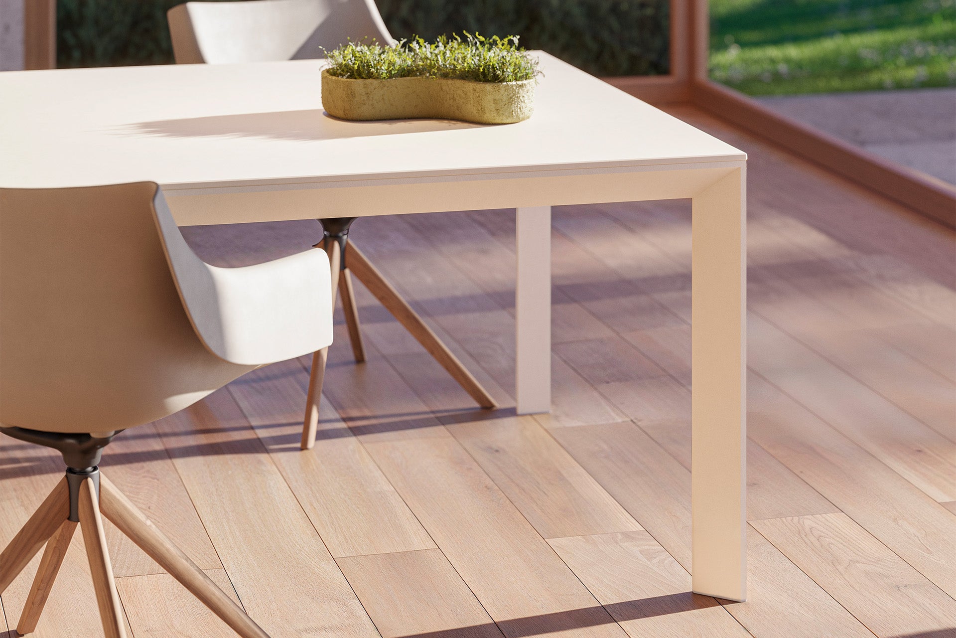 Manta Wooden Swivel Armchair - immagine 4