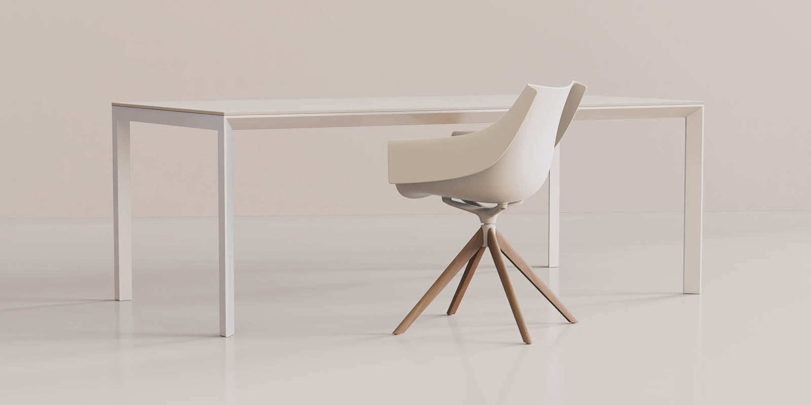 Manta Wooden Swivel Armchair - immagine 5
