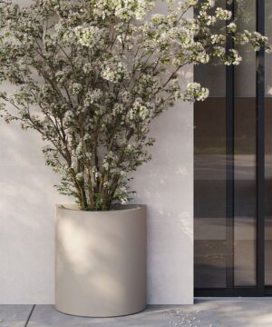 Studio Planters Half Cylinder Pot Fioriere
