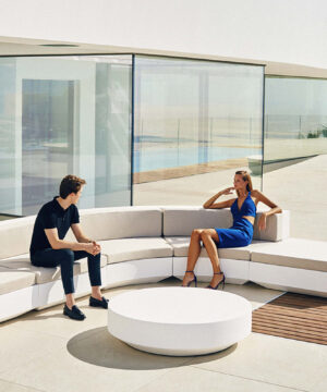 Vela Round Ottoman