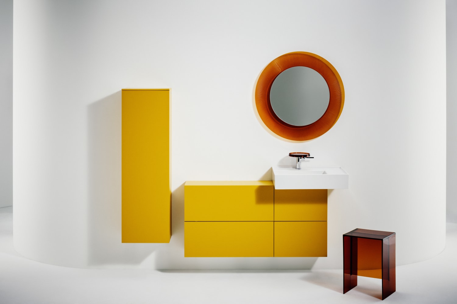 Kartell by Laufen Lavabo Mensola Destra