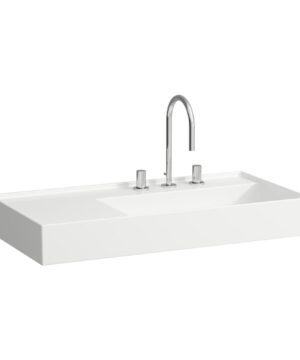 Kartell by Laufen Lavabo Mensola Sinistra Rettificato 900