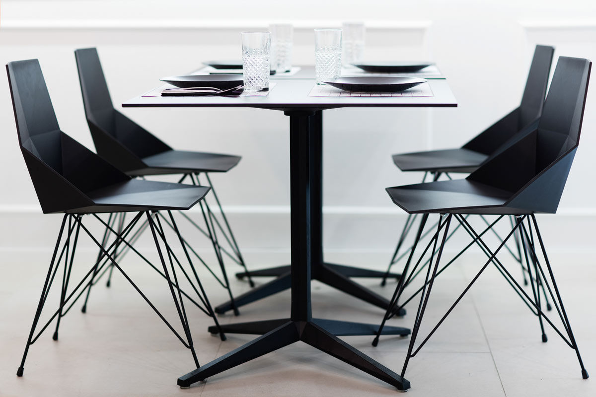 Faz Stainless Dining Table - immagine 2