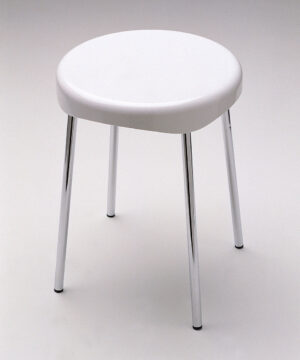 Sgabello ABS con Gambe in Alluminio