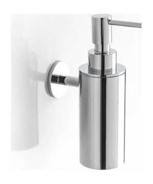 Dosatore Sapone Liquido a Incollo con Flacone Metallo Pratica
